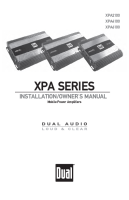 Dual XPA-4100-Owners-Manual